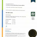 ISO Certificate